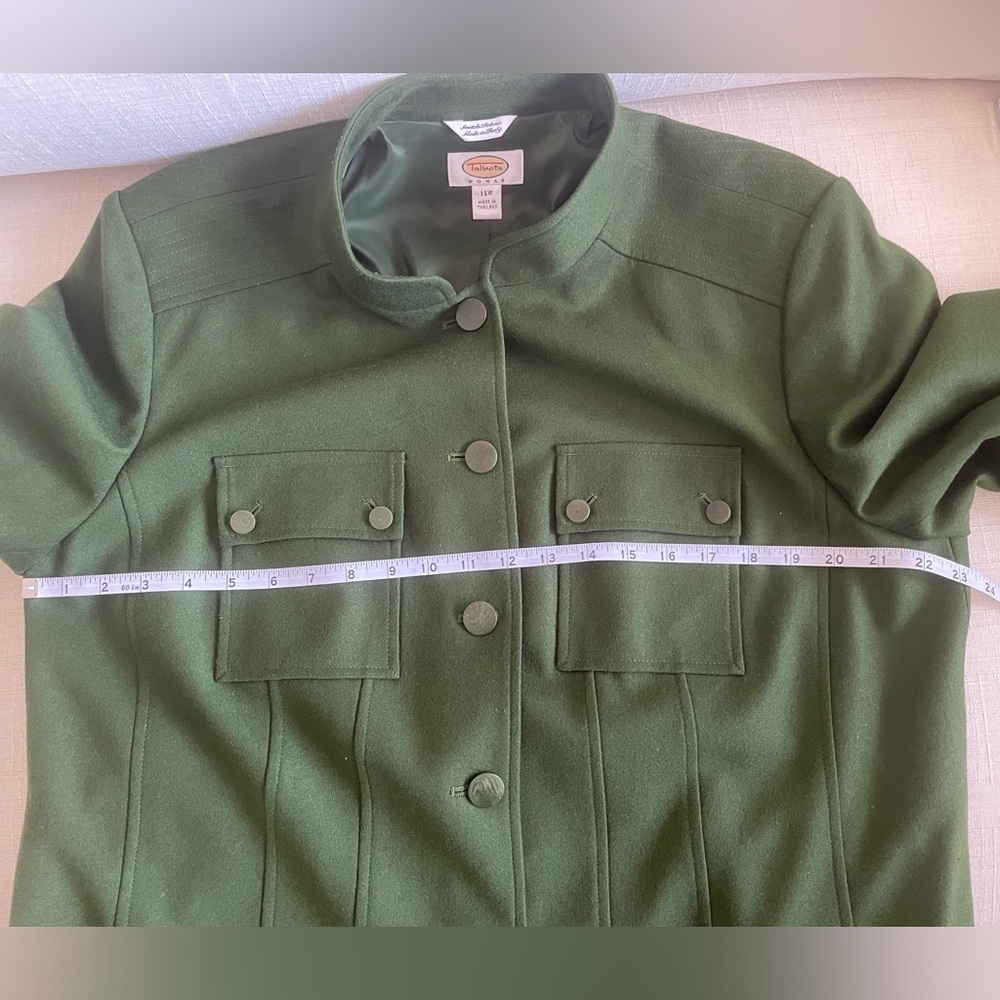Talbots Olive Utility Jacket - Picture 12 of 13